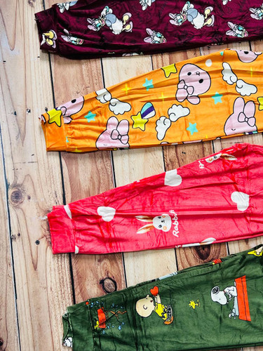 شلوار اسلش مخمل بچه گانه استیکر دار