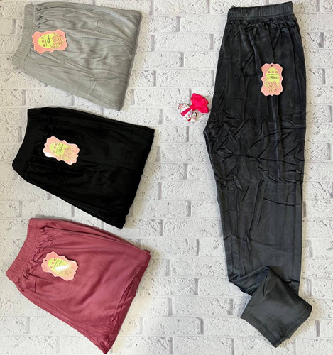 شلوار مخمل زنانه ساده قواره بزرگ